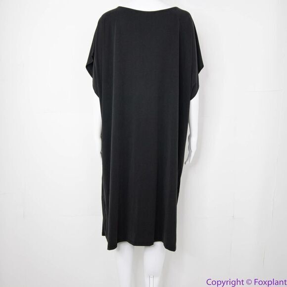 NEW Eloquii black Surplice dolman sleeve Wedge‎ wrap Dress, size 22/24 - Picture 12 of 15